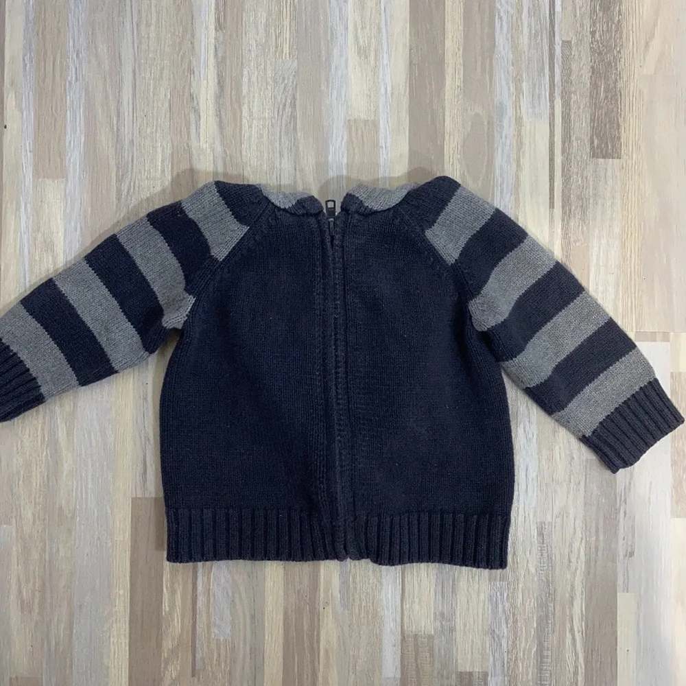 Gymboree Gray & Charcoal Toddler Sweater Jacket